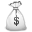 Disabled Money Bag Icon 32x32 png